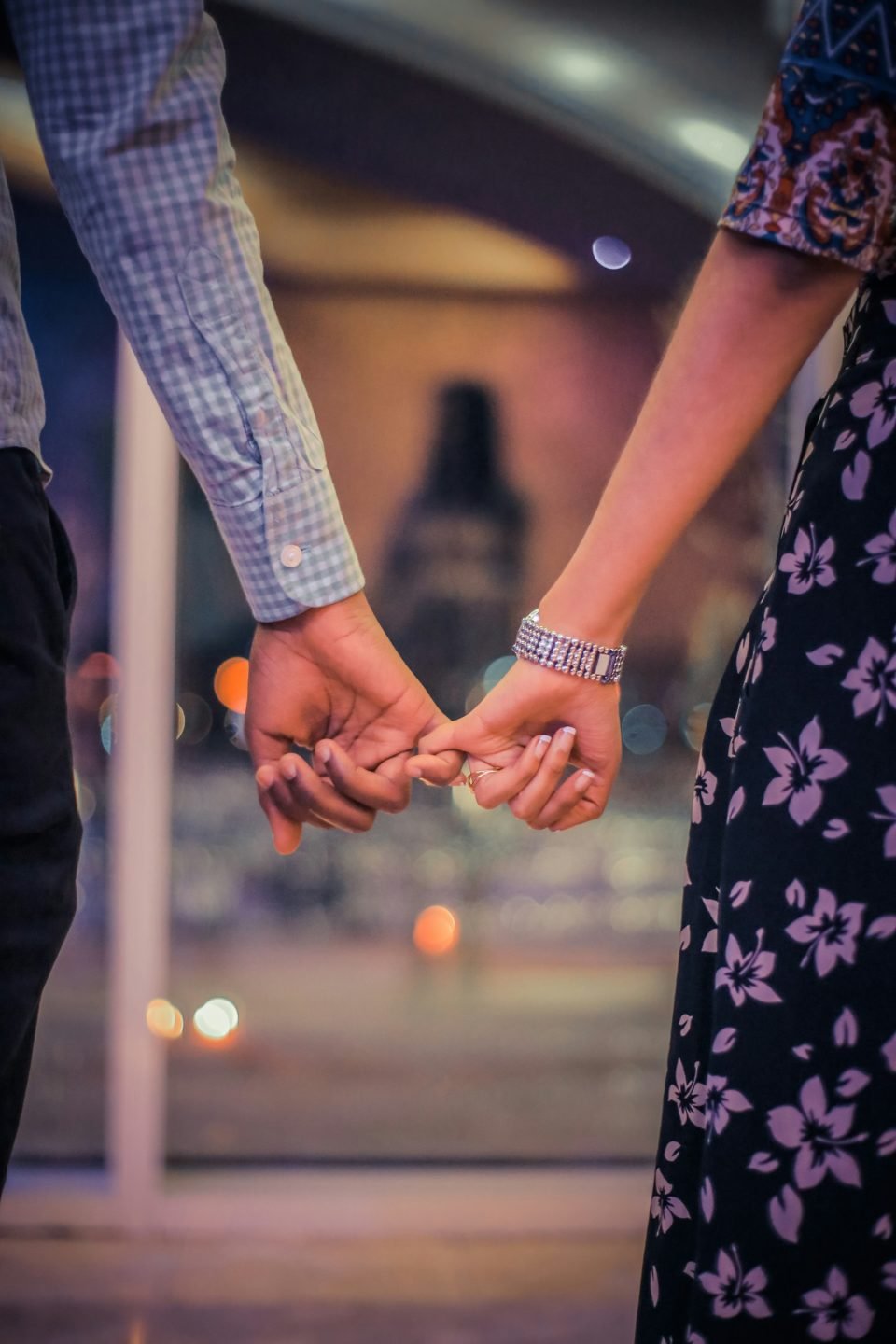 Holding hands